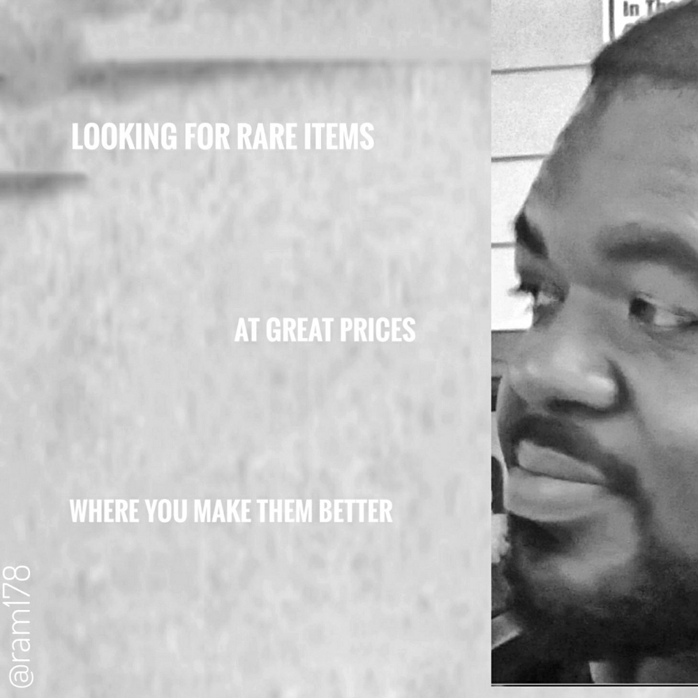 Rare Items, Great Prices